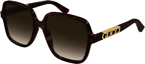 gucci gg1189s 003|Gucci GG1189S 003 Havana/Brown Square Women's .